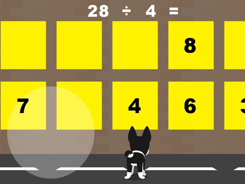 Der mathematische Hund Division