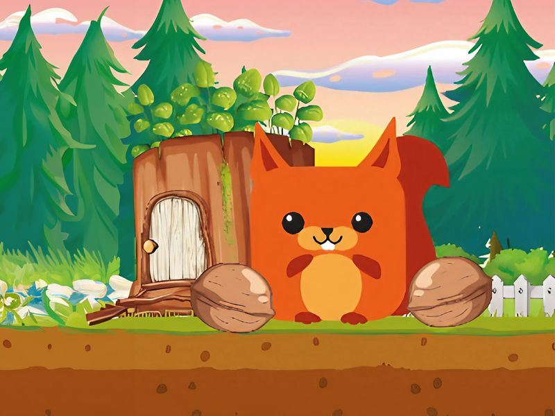 Blocky Squirrel