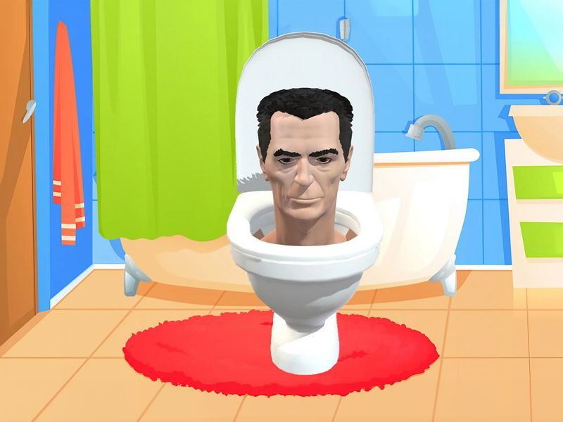 Skibidi-Toilette versteckte Toilettenpapiere