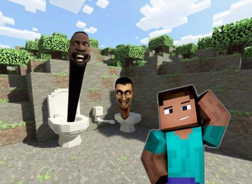 Skibidi Toilet Minecraft найти сыр