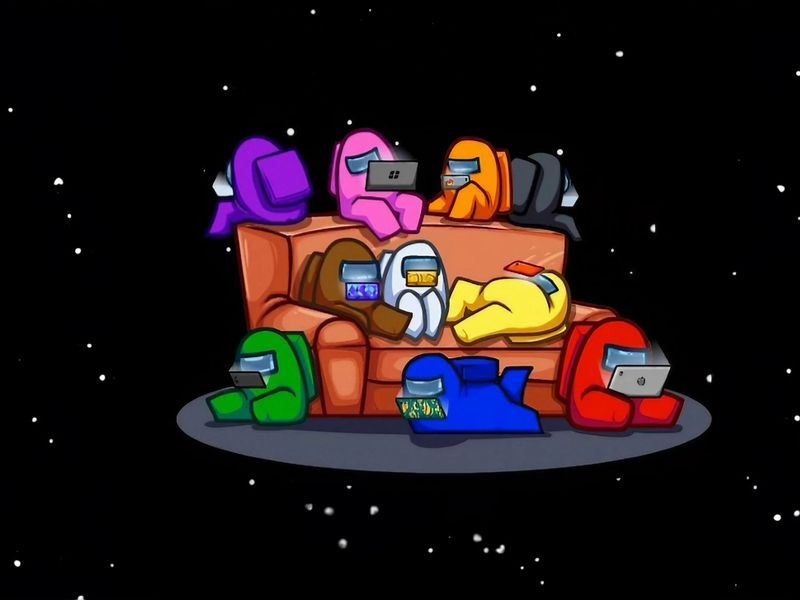 Among Us Space Run