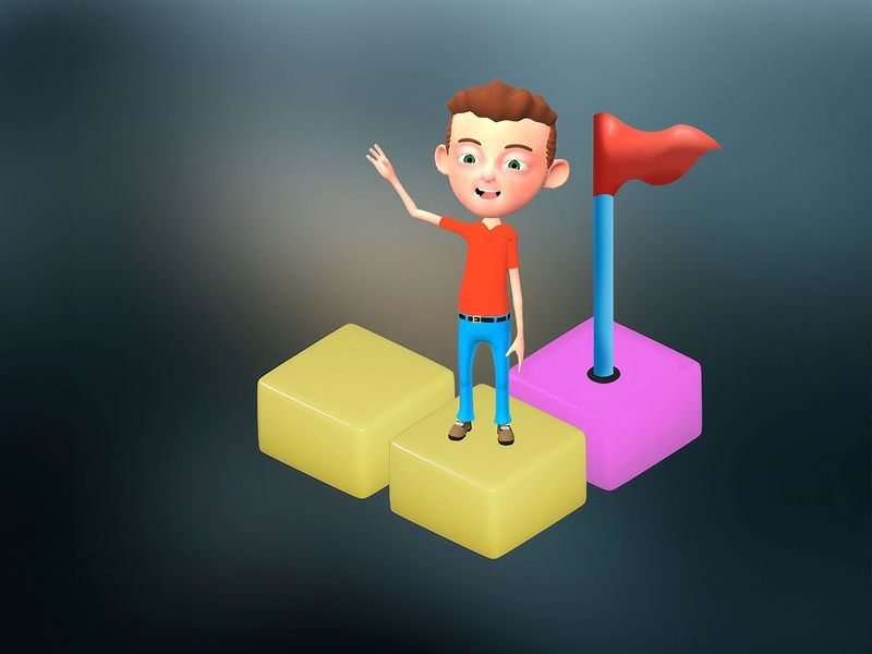 3D-Isometrisches Puzzle
