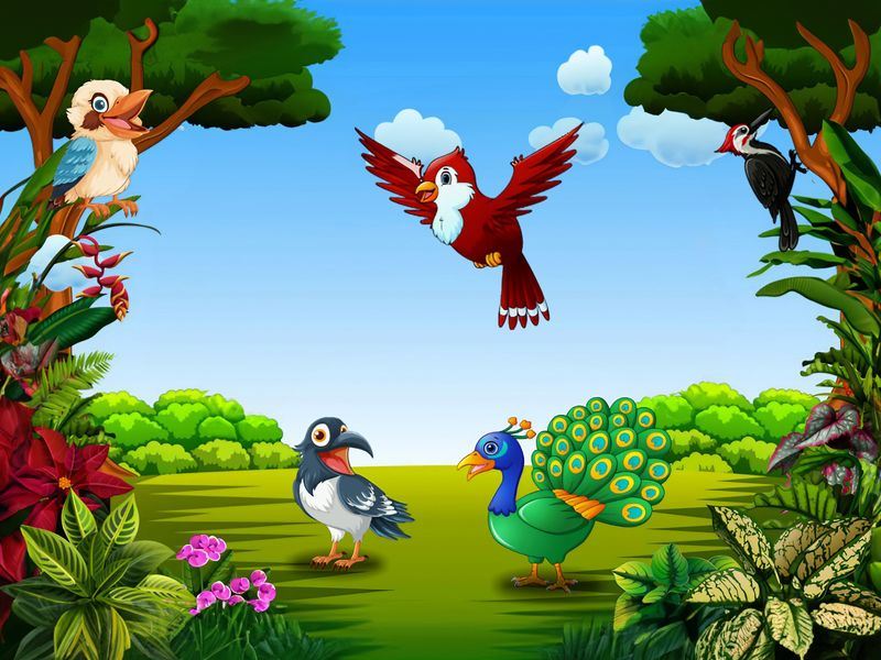 Vogel-Fliesen-Match