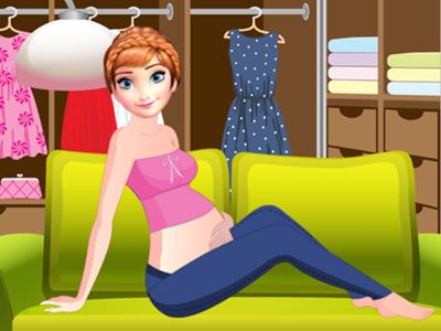 Schwangere Anne: Ankleidezimmer
