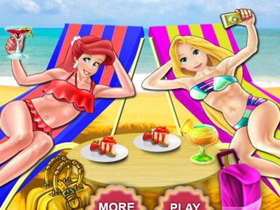 Prinzessinnen: Strandmode