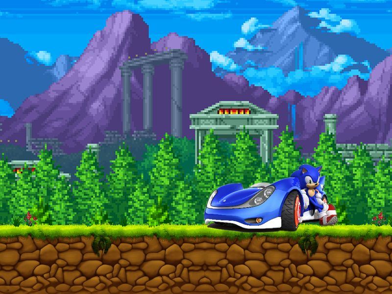 Sonic Wheelie-Herausforderung