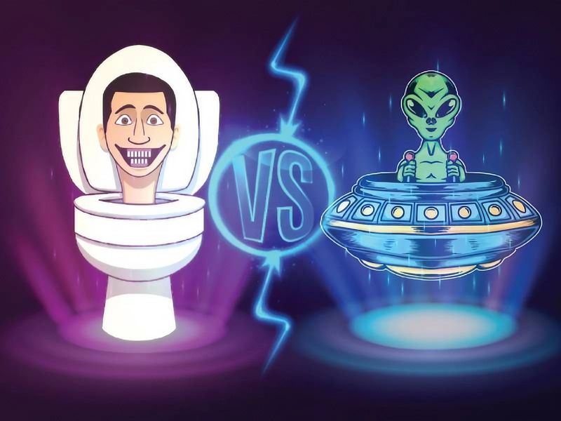 Skibidi contre Alien