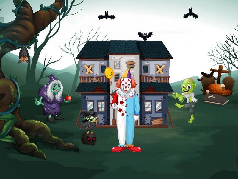 Halloween-Klown-Dressup