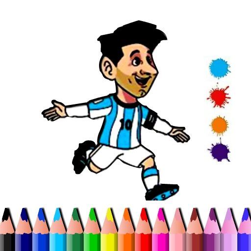 Cahier de coloriage BTS Messi