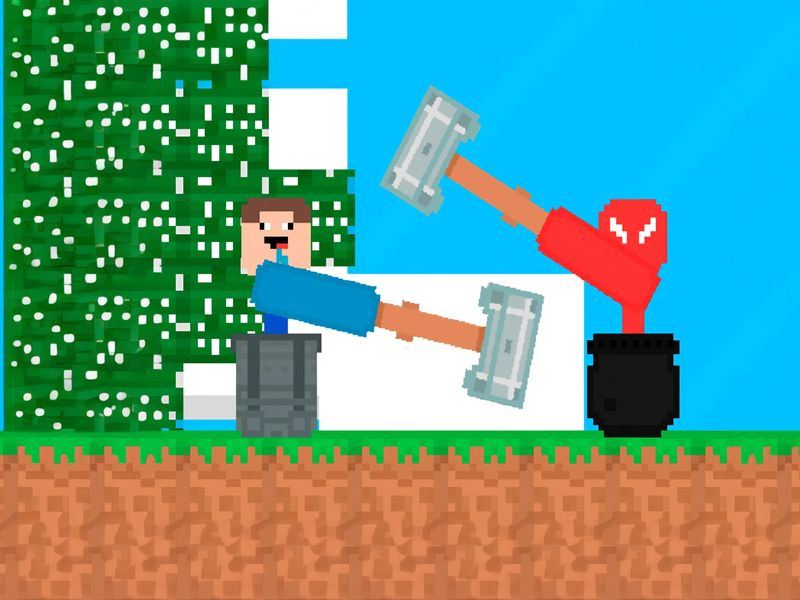 Stickman vs Noob Hammer