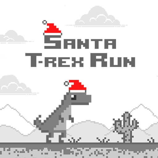 Corrida do T-Rex Santa