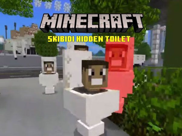 Minecraft Skibidi versteckte Toilette