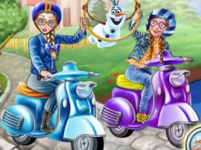 Prinzessinnen: Moped-Ausflug