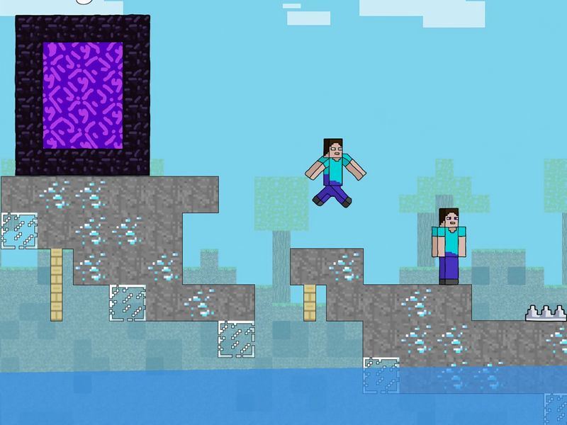 Mcraft Cartoon Parkour
