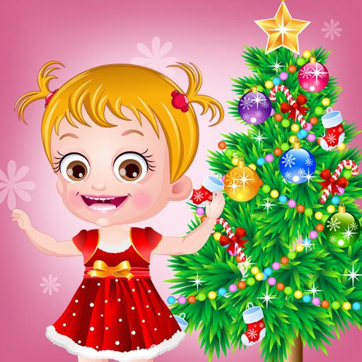 Bébé Hazel fête Noël